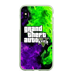 Чехол iPhone XS Max матовый GTA 5