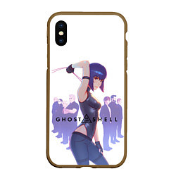 Чехол iPhone XS Max матовый Ghost in the Shell Section 9