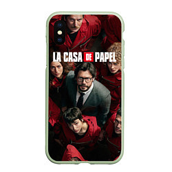 Чехол iPhone XS Max матовый La Casa de Papel Z