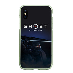 Чехол iPhone XS Max матовый Ghost of Tsushima