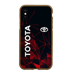 Чехол iPhone XS Max матовый TOYOTA