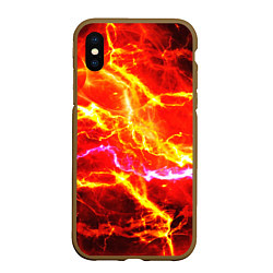 Чехол iPhone XS Max матовый УДАРЫ МОЛНИИ