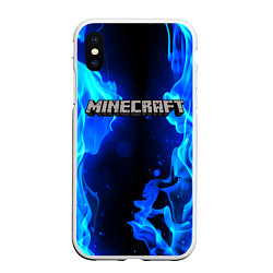 Чехол iPhone XS Max матовый MINECRAFT