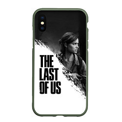 Чехол iPhone XS Max матовый THE LAST OF US 2, цвет: 3D-темно-зеленый