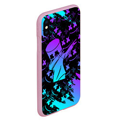 Чехол iPhone XS Max матовый FORTNITE x MARSHMELLO, цвет: 3D-розовый — фото 2