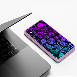Чехол iPhone XS Max матовый THE LAST OF US 2, цвет: 3D-сиреневый — фото 2