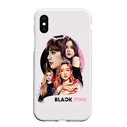 Чехол iPhone XS Max матовый Blackpink