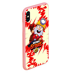 Чехол iPhone XS Max матовый Brawl Stars Dynamike, цвет: 3D-баблгам — фото 2