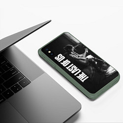 Чехол iPhone XS Max матовый The last of us part 2 ЭЛЛИ, цвет: 3D-темно-зеленый — фото 2