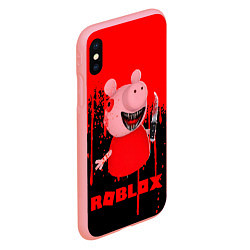 Чехол iPhone XS Max матовый Roblox Piggy, цвет: 3D-баблгам — фото 2