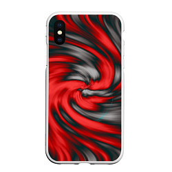 Чехол iPhone XS Max матовый ЛАБИРИНТ ФАНТАЗИЙ, цвет: 3D-белый