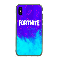 Чехол iPhone XS Max матовый FORTNITE ФОРТНАЙТ