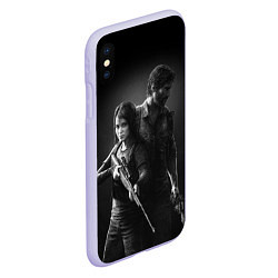 Чехол iPhone XS Max матовый THE LAST OF US 2 ДЖОЭЛ ЭЛЛИ, цвет: 3D-светло-сиреневый — фото 2