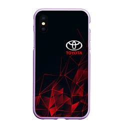 Чехол iPhone XS Max матовый TOYOTA