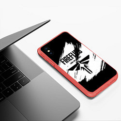 Чехол iPhone XS Max матовый THE LAST OF US, цвет: 3D-красный — фото 2