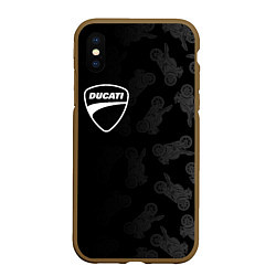 Чехол iPhone XS Max матовый DUCATI 1