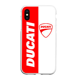 Чехол iPhone XS Max матовый DUCATI 4