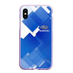 Чехол iPhone XS Max матовый SUBARU