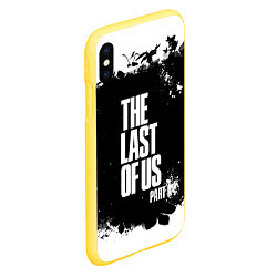 Чехол iPhone XS Max матовый ОДНИ ИЗ НАС l THE LAST OF US, цвет: 3D-желтый — фото 2