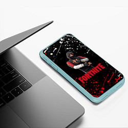 Чехол iPhone XS Max матовый FORTNITE x IKONIK, цвет: 3D-мятный — фото 2