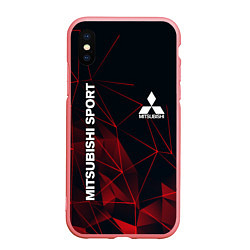 Чехол iPhone XS Max матовый MITSUBISHI