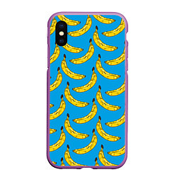 Чехол iPhone XS Max матовый Go Bananas