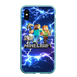 Чехол iPhone XS Max матовый MINECRAFT МАЙНКРАФТ