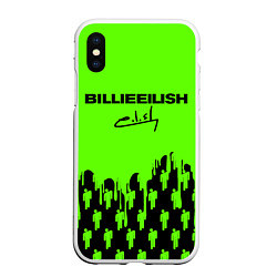 Чехол iPhone XS Max матовый BILLIE EILISH БИЛЛИ АЙЛИШ, цвет: 3D-белый