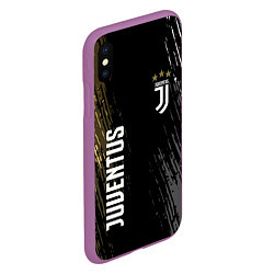 Чехол iPhone XS Max матовый JUVENTUS, цвет: 3D-фиолетовый — фото 2