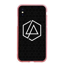 Чехол iPhone XS Max матовый LINKIN PARK, цвет: 3D-баблгам