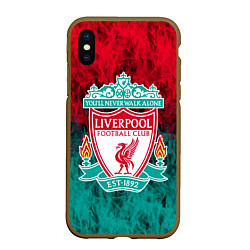 Чехол iPhone XS Max матовый LIVERPOOL