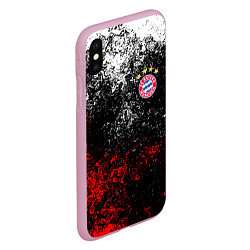 Чехол iPhone XS Max матовый BAYERN MUNCHEN, цвет: 3D-розовый — фото 2