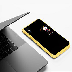 Чехол iPhone XS Max матовый MALINA, цвет: 3D-желтый — фото 2