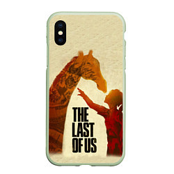 Чехол iPhone XS Max матовый The Last of Us 2, цвет: 3D-салатовый