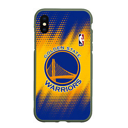 Чехол iPhone XS Max матовый Golden State Warriors