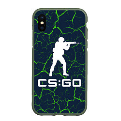 Чехол iPhone XS Max матовый CS GO КС ГО