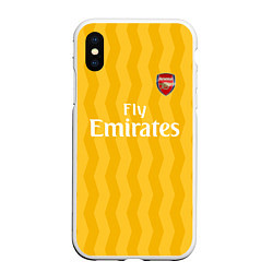 Чехол iPhone XS Max матовый ARSENAL, цвет: 3D-белый