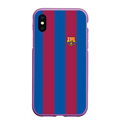 Чехол iPhone XS Max матовый FC Barcelona 2021