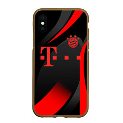 Чехол iPhone XS Max матовый FC Bayern Munchen