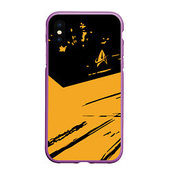 Чехол iPhone XS Max матовый Star Trek