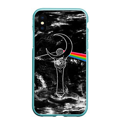 Чехол iPhone XS Max матовый Dark Side of the Moon Stick