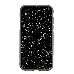 Чехол iPhone XS Max матовый Snow