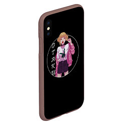 Чехол iPhone XS Max матовый Toga Otaku, цвет: 3D-коричневый — фото 2