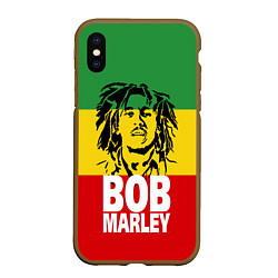 Чехол iPhone XS Max матовый Bob Marley