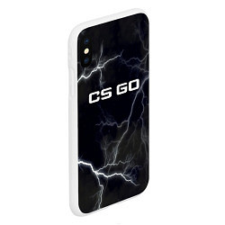 Чехол iPhone XS Max матовый CS GO, цвет: 3D-белый — фото 2