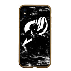 Чехол iPhone XS Max матовый ХВОСТ ФЕИ, цвет: 3D-коричневый