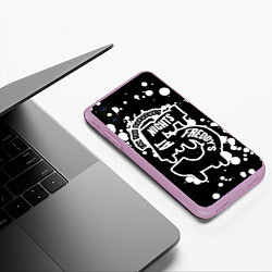 Чехол iPhone XS Max матовый Five Nights at Freddy, цвет: 3D-сиреневый — фото 2