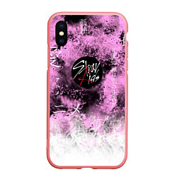 Чехол iPhone XS Max матовый Stray kids