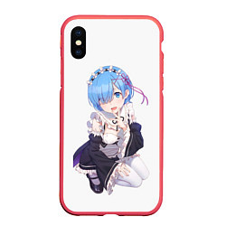 Чехол iPhone XS Max матовый Re:Zero