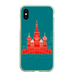 Чехол iPhone XS Max матовый Москва